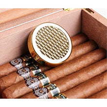 CLJ-LJ Cigar Humidor, Cigar Box umidificazione, Legno di Cedro Idratante Seal Good Mood, Good Life (Colore: Nero)