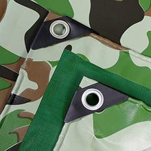 GJSN Outdoor Multiuso Incatramata Telone Heavy-Duty Camo con Occhielli - Impermeabile Tenda Di Pesca Esterna Sheet Camping Ground Copertina, Barche, Camion,5Mx8M