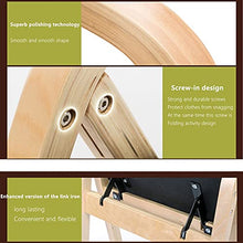 Chair QL sedie richiudibili Sedia Pieghevole in Legno Massello, Sedia Pieghevole Leggera da Interno/Esterno in Mogano, Sedia Pieghevole in 4 Pezzi con Schienale Sedie Pieghevoli