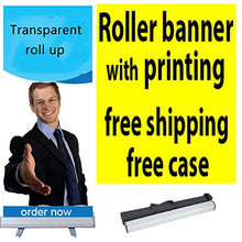 JMAR Tenda A Rullo Pull Up-Full con Stampa di Banner A Rullo, con Coperchio Protettivo in Pellicola Trasparente per Barriera Autoportante, Adatta per Bar, Negozi al Dettaglio, Cassieri, Receptionist