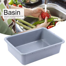 Lavandino, Multifunzionale Rettangolo Addensato Piatti da cucina Frutta Verdura Lavandino Lavabo Varie Lavato Riciclaggio(Grigio)