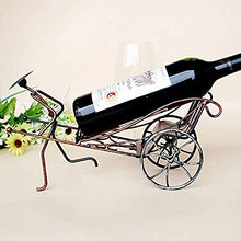 LHQ-HQ Ferro cremagliera del Vino del Metallo risciò titolari Cinesi di Vino Titolare Decorazione Vino Vento