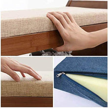 Waigg Kii - Cuscino antiscivolo per panca a 2 3 posti, spessore 5 cm, 100 cm, 120 cm, 150 cm, 180 cm, per interni ed esterni (140 x 35 x 5 cm, blu scuro)