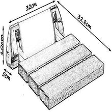 Sgabello da bagno Parete doccia Sedile sgabello bagno in legno antiscivolo pieghevole Bagno Sgabello for anziani / donne incinte / disabili sicura balneazione sede della sedia - portanti 250kg (colori