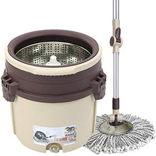 SSAYY Spray Mop Mop Rotante 2 in 1 con Secchio Lavaggio A Mano Gratuito Strizzare Automaticamente Mop Singolo Secchio Mop Secchio Mop
