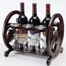 DAGONGREN Vino di immagazzinaggio dell'esposizione di Vino di Legno Wine Rack Cabinet Wine Glass Wine Rack Bagagli Europea UVA Rack Semplice assemblaggio