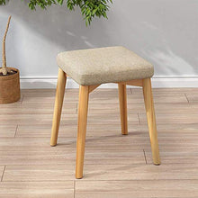Sedia da Bar Sgabello Sedia Poggiapiedi Divano Sgabello Sgabello Basso può Essere Lavato e Lavato Possono Essere impilati Piazza Sgabello Moderno Minimalista di Legno Solido Piccola Sedia QAF1015