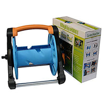 Hgedz Portarotolo Portatile da Giardino Stand, Supporto Vasca autoportante per Carrello di stoccaggio per Tubo da 35m 1/2 Pollici Strumento di stoccaggio per irrigazione da Giardino