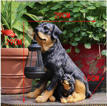 Ornamenti Statue Sculture Resina Animale Cane Lampada Decorazione Giardino Esterno Mobili Artigianali Cortile Villa Figurine Art-Style2_As_Shown Gift