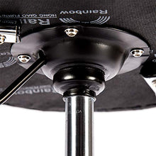 ZHJING Seggiola da Bar Tempo Libero Bar Sedie, Swivel Bar Bar Cafe Europeo Sgabello Sedile Caffetteria Bar Reception Sedia (Color : Black, Size : 63cm)