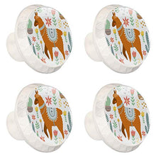 Pianta di alpaca 4 PCS Pomelli per Porta, Pomolo per Mobile, Pomelli per Mobili con Viti, Maniglia per Armadietto, Pomelli per Porta, Pomelli per Cassetti per Porta, Armadio, Cassetto e Credenza