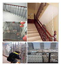 MFLASMF Rete di Sicurezza Protezione per balconi Rete di Recinzione per Locali Bianca Protezione per edifici Rete per Balcone Scale Rete Anti-Caduta Campeggio all'aperto, Arrampicata, amac