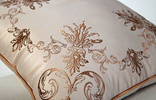 Xufei Cuscino Cuscino Ricamo Fiore Seta Porta Fiori Cuscino Cuscino Centrale Cuscino Schienale Cuscino in Seta Artificiale Cuscino Continental