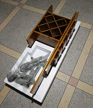 PZW Portabottiglie Semplice e Creativo, Portabottiglie Sospeso Portabottiglie, Portabottiglie Loft, Portabottiglie da Parete in Legno Massello Dimensioni: 115 * 65 * 25 cm