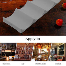 Portabottiglie per Vino in Stile Europeo, 2 Pezzi Portabottiglie in Plastica, Organizzatore di Portabottiglie per Cucina, Frigorifero, Ristorante, Bar, Vino, Bevande (Grigio)