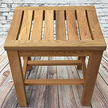 Sgabello da Doccia Sedia da Doccia in Legno Bagno anticorrosivo Sgabello in Legno Sgabello per Il Cambio delle Scarpe Sgabello da Bagno Non Verniciato ed Ecologico per Uso Interno ed Esterno, L