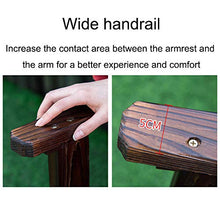 Panchine da giardino per esterni, Panchine per il tempo libero in legno per balcone, Panchine per veranda con schienali e braccioli, Panchine per cortile con armadietti