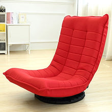 Li jing home Divano Pigro Elegante Divano/Poltrona Divano Creativo Tatami Divano Individuale Sedia Girevole a 360 ° Comfort sedentario Non è Stanco Lavabile (Color : Red)