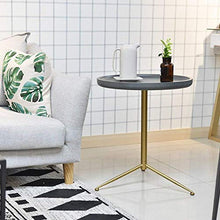 HXF- Arte del Ferro Tavolino, Piano Multifunzione Creativo Tea Table Divano Laterale Soggiorno Ristorante Lato Rotonda Decorazione Alt Tavola 39.5 * 46cm, 49 * 56CM Durevole (Size : 49 * 56cm)