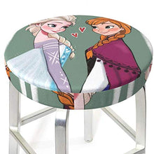 Aisha - Coprisgabello rotondo per sedia da bar, lavabile, elastico, per sgabello rotondo da 30,5 cm