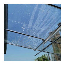 LSXIAO Robusto Cover di Plastica, Teloni Trasparenti, Impermeabile A Prova di Polvere Isolamento con Occhielli per Tetto, Tende da Balcone, Terrazza, Arredamento da Giardino