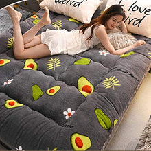 QVIVI Materasso Futon, Materassi Letto Futon da Pavimento Pieghevole Portatile da Viaggio Addensare Caldo Inverno Bifacciale per Divani Lettini Letto A 1.8 * 2M