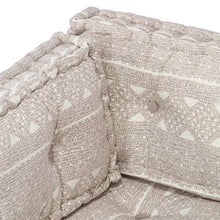vidaXL - Cuscino per divano con pallet, marrone chiaro, tessuto patchwork