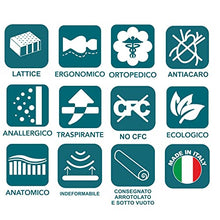 Evergreenweb - Correttore Materasso in Lattice Matrimoniale 160x190 Alto 7 cm, Topper Letto, Coprimaterasso Imbottitura Fiocco 100% Effetto Piuma Morbido, Futon Ortopedico, Fodera Antiacaro LATEXMED