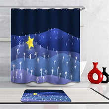 LIYAN Combinazione Bagno. Immagini Chiare E Colori Vivaci Rendono Il Tuo Bagno Pieno di Vita. Accessori da Bagno. Stella A Cinque Punte Dorata.