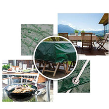 Giardino di copertura di mobili di protezione rettangolare in poliestere impermeabile resistente Meteo per Outdoor Patio Verde