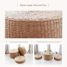 LTINN Cuscino da Pavimento in Tatami, Cuscino per Seduta Naturale, Fatto a Mano, Cuscino in Paglia Intrecciata Rotondo per sedili da Giardino per la Decorazione della Sala da Pranzo