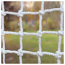 XXN Rete di Sicurezza,Recinzione Rete da Carico Giardino Pianta Ostacolo Obiettivo Backstop Rete Ringhiera Terrazza Balcone Scale Protezione Anticaduta per Bambini Pet Stop Palla Rete Carbone Bianco