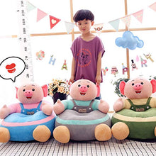 MeiMei Piccolo Divano per Bambini Cartoon Pig Carino Pigro Seggiolino per Neonati Divano per Bambini (Color : Gray)