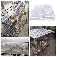 Telo impermeabile resistente, telo trasparente con occhielli bordi rinforzati Tende trasparenti per lati pergola, mobili da giardino, balcone all'aperto, bicicletta per auto da moto ( Size : 2.4×5m )