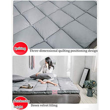 QXTT Materasso Futon, Materassi Letto Futon, Pieghevole Antiscivolo Tatami Materasso Pad Tappetino Tappeto Letto A Pelo Letto Pigro Stuoie per Camera da Letto E Ufficio,White-90 * 200cm