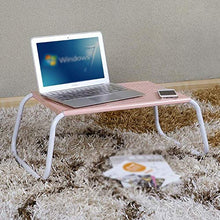 TONG HXF- Desk Ping Piccolo Semplice Studio scrivania Portatile Tavolo Pensione 45 * 35 * 23 Centimetri Durevole (Color : Pink)