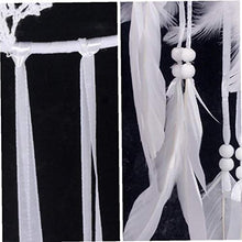Dream Catcher Hanging decorazione della parete di tessuto Handmade Large White Dream Catcher con Piume per accessori per la casa in camera Mobili da giardino