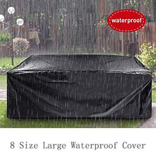 N / A Copertura Impermeabile per Tavolo da Giardino Divano Sedia in Rattan Cube all-Purpose Antipolvere Copertura del Patio Esterno Proof, 170 x 94 x 70 cm