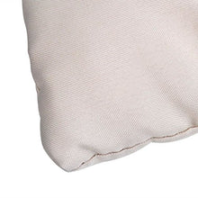 UnfadeMemory Cuscino per Lo Schienale, Cuscino per la Seduta Crema per Dondolo 120 cm