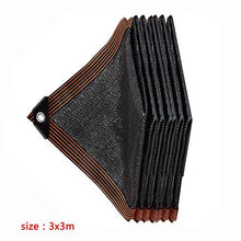 PENGDDP Tessuto Ombra Telo Coprente Rete ombreggiante Telo ombreggiante Rete Tessuta Ombreggiante Rete per schermi Privacy del Balcone (3x3m)-Nero 3x3m