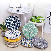MissZZ Cuscini per sedili Rotondi in Cotone Addensato, Cuscini per sedie Comodi e Traspiranti Cuscini per sedie da Ufficio Facili da Pulire per Interni e Esterni 40x40cm (16x16 Pollici)