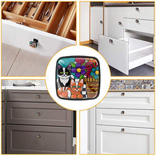 Fiore di gattino 4 PCS Pomelli per Porta, Pomolo per Mobile, Pomelli per Mobili con Viti, Maniglia per Armadietto, Pomelli per Porta, Pomelli per Cassetti per Porta, Armadio, Cassetto e Credenza