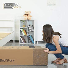 BedStory - Coprimaterasso ortopedico a 7 zone, in schiuma fredda, dimensioni: 160 x 200 x 5 cm, traspirante, con rivestimento rimovibile ipoallergenico per letti/divani scomodi