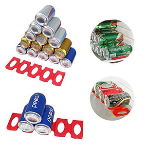 Creative Freestanding Wine Rack Bevage Can Organizer Supporto Stacker Silicone Cans Frigo Mat BEVANDE BEVANDE ACCETTAGGIO STRUMENTO STRUMENTO STRUMENTO STOCCAGGIO Organizzatore del vino Bottiglia