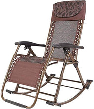 XLYYHZ Sedia Zero Gravity Sedie a Dondolo Giardino Esterno per Adulti Relax Comfort | Lettino da Giardino con poggiapiedi Regolabile e Schienale reclinabile | Sedia reclinabile Pieghevole per Sedia