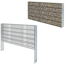 honglianghongshang Barriere e recinzioni Pannelli per recinzioni Set di Recinzioni 2D a Gabbione 2008x1030 mm 2 m Grigio