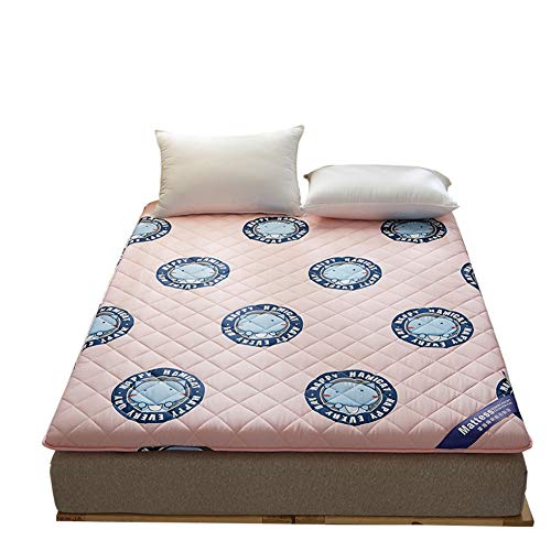 LoveHouse, materasso futon a pavimento, 100% cotone, spesso tatami, materassino pieghevole, arrotolabile, adatto alla pelle, per tutte le stagioni, 120 x 200 cm