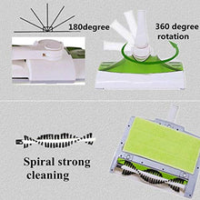 SSAYY Spray Mop Scopa Elettrica Automatica in ABS Regolabile Spazzatrice Manuale A Spinta Scopa A 360 ° Scopa per Uso Domestico con Utensili Elettrici per La Pulizia