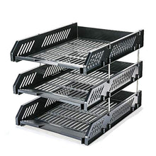 LCA Schedario Classificatore Verticale Cartella, File Desktop A 3 Livelli Rack di Stoccaggio Ufficio O A Casa Vassoio per Lettere, (Color : #2)