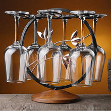 KK Timo Firm Glass Red Wine Glass Holder Bracket Iron Home Decoration Ornament